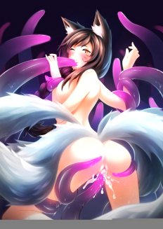 Ahri fucked by tentacles