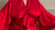 Tittyfuck Cumshot In My Red Robe ❤️